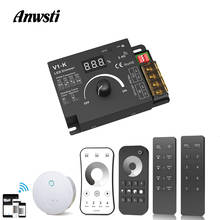 12V Rotary LED Dimmer Wifi RF 2.4G Wireless Remote Control DC 24V Smart PWM Knob Dimmer Switch for Single Color LED Strip Light 2024 - buy cheap