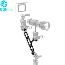 BGNING SLR Camera Diving Extention Arm with 1inch Ball Head Adapter for Gopro Hero Sports Action Camera Underwater Photography 2024 - buy cheap