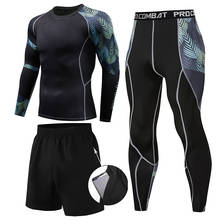 mma rashguard t shirt +pant for boxing muay thai shorts 3pcs/set male rash guard jiu jitsu mma clothing gym leggings sport suits 2024 - buy cheap