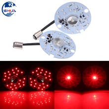 2Pcs LED 1157 Red Turn Signal Light Tail Brake Flat style Fit For Harley Touring Electra Glide Softail Cross Bones 1986-2013 2024 - buy cheap