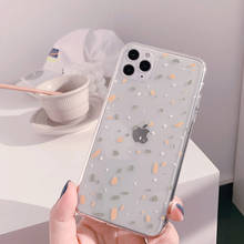 Capa de celular com arte abstrata, capa de silicone simples com fragrância coreana para iphone 11 pro max xs xr x 7 8 plus 2024 - compre barato