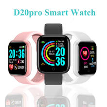 D20pro мужские и женские умные часы, водонепроницаемые умные часы с кровяным давлением, пульсометр, трекер сна, часы для Android IOS 2024 - купить недорого