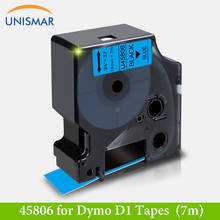 Unismar 19mm D1 Label Tape 45803 Black on White/Blue 45806 Replace DYMO MobileLabeler Label Maker LabelManager 360D 420P Printer 2024 - buy cheap