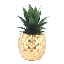 Resin Fake Greenery Decoration, Potted Pineapple Plant for Office Table Top Home 2024 - buy cheap