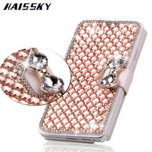 Bling Crystal Flip Rhinestone Phone Case For Samsung S20 S20+ S10e Note 10 10+ 9 8 5 4 S4 S5 S6 S7  S8 S9 S10 Plus Diamond Case 2024 - buy cheap