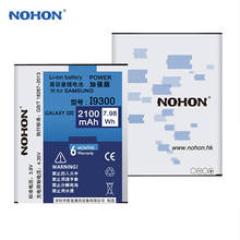 Nohon-bateria para samsung galaxy s3, batarya, i9300, i9305, i879, i535, i747, i9128, bateria de 2100mah, bateria li 2024 - compre barato