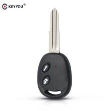 KEYYOU-funda de llave de coche con 2 botones, carcasa de diseño para Chevrolet LOVA 2024 - compra barato