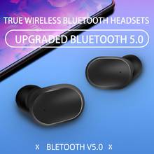 Оригинальные наушники A6S Bluetooth для Redmi Airdots беспроводные наушники 5,0 TWS наушники с шумоподавлением микрофон для iPhone Android Xiao 2024 - купить недорого