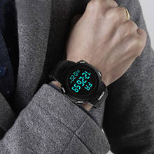 HONHX роскошный мужской цифровой светодиодный часы с датой спортивные мужские уличные электронные часы светодиодный наручные часы мужские часы Relogio 2024 - купить недорого