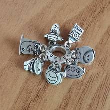 925 Sterling Silver Cartoon Toy Character Spacer Charm European Jewelry 2024 - buy cheap