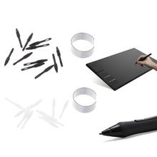 10 peças canetas de substituição, pontas de caneta para tablet gráfico digital huion 2024 - compre barato