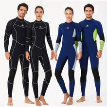 Wetsuits Men and Women 3mm or 1.5mm Neoprene Full Scuba Diving Suits Surfing Swimming Long Sleeve Back Zip  for Water Sports 2024 - buy cheap