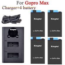 1/2/3/4Pcs For GoPro Max Rechargeable Battery+LCD Display Battery Charger For Go Pro Max Panoramic Camera Charging Accessories 2024 - buy cheap
