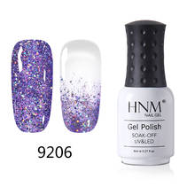 HNM Laser Shimmer Gel Nail Polish 8ML Bling Glitter UV LED Gel Enamel Lacquer Soak Off Long Lasting Holographic Lacquer  Varnish 2024 - buy cheap