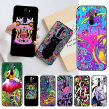 Colourful Psychedelic Trippy Art Phone Case for Redmi Note 9 8 8T 8A 7 6 6A Go Pro Max Redmi 9 K20 K30 Pro 2024 - buy cheap