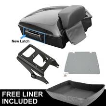 Motorcycle Chopped Pack Trunk Mount Rack Plate For Harley Touring Road King Street Glide Electra Glide 2009-2013 12 2024 - buy cheap