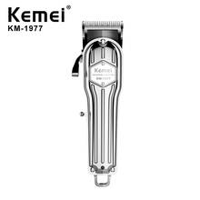 Kemei KM-1977 профессиональная Металлическая машинка для стрижки волос для мужчин электрический триммер для волос выцветание резец для стрижки волос Машинка для стрижки Парикмахерская KM-1976 2024 - купить недорого