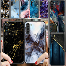 Crystals Marble Pattern Beautiful Phone case For Xiaomi Redmi Note 7 7A 8 8T 9 9A 9S K30 Pro Ultra black soft hoesjes art prime 2024 - buy cheap