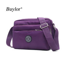 Buylor Nylon Crossbody Bags for Luxury Designer Shoulder Bag Women Casual Solid Color Multi-layer Messenger Bags 2024 - buy cheap