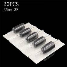Tattoo Grips Tubes 20PCS 3R 25MM Black Disposable Silicone Tattoo Grip Transparent Silicone Rubber Tube For Tattoo Supplies 2024 - buy cheap