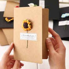 Caixa de presentes para decoração, flores secas, cartões, convites, pós-cartões, para casamento, natal 2024 - compre barato