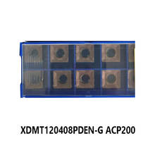 Original XDMT120408PDEN-G ACP200 Carbide Inserts XDMT120408 PDEN XDMT 120408 XDMT1204 Lathe Cutter Turning Tools 10pcs/box 2024 - buy cheap