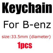 1pcs 3D metal Zinc Alloy Car KeyChain Key Chain Keyring Key Ring Creative logo Emblem Auto Badge accessories For w124 w203 w204 2024 - buy cheap