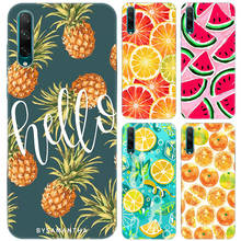 Hot Summer fruit pineapple lemon Soft Silicone Phone Case for Huawei Honor 20 20i 20E 20S 10i 9X 8S 8X 8C 8A 8 Lite 7S 7A Pro 2024 - buy cheap