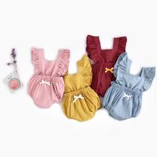 Sanlutoz-peleles informales para niñas, ropa de bebé de princesa sin mangas, ropa para niños pequeños 2024 - compra barato