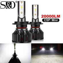 2pcs Mini 12000LM H4 H7 LED Bulb Car Headlight lamp H1 H3 H8 H11 Led 9005 HB3 9006 HB4 6000K White Auto Fog Lights Headlamps 12V 2024 - buy cheap