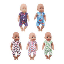 Doll Clothes Summer Leisure Two-Piece Suit: Underwear + T Shirt For 18 Inch American&43Cm Baby New Born Doll Generation , Gift 2024 - buy cheap