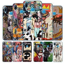 Funda de teléfono de silicona suave para Huawei, carcasa de TPU con grafiti artístico de Jean Michel Basquiat para Huawei P10 P20 P30 Lite Plus Pro P smart Y6 Y7Prime Nova 3 3i 2024 - compra barato