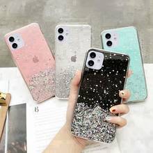 Luxury Bling Glitter Phone Case For iPhone 12 Pro Max mini X XS XR Silicon Cover For iPhone 13 11 5 6 6S 7 8 Plus SE Back cases 2024 - buy cheap