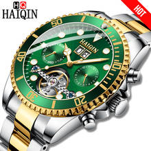 Haiqin 2020 novo relógio masculino moda relógio mecânico automático relógios masculinos marca de luxo à prova dwaterproof água relógio ouro relogio masculino 2024 - compre barato