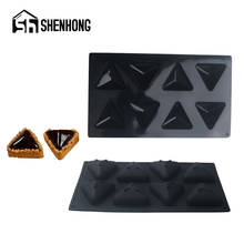 SHENHONG 8 Cavity Silicone Pastry Tools Chocolate Mousse Jelly Dessert Moulds Cake Mold Egg Tart Ring Decorating Baking Tools 2024 - buy cheap