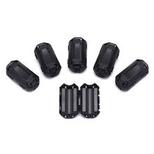 6PCS Clip On EMI RFI Noise Ferrite Core Filter For 7mm Cable 2024 - buy cheap