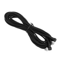 Pc-Pc Line Camera Pc Sync Cable Male to Male Cord Trigger Flash Light Extend 5m 2024 - buy cheap