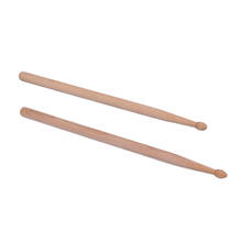 2Pcs Professional Light Weight Endearing Music Band Maple Wood Oval Tip Drum Sticks Percussion Instruments Parts Accessories 2024 - buy cheap