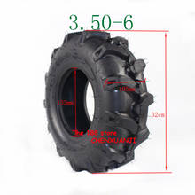 Lightning shipment 3.50-6 thickening vacuum tyre mobility scooter tire include Quad Lawn Mowe Garden Tractor rotary cultivator 2024 - buy cheap