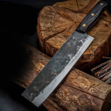 Faca de pato forjado à mão, faca de alto carbono de aço de alto carbono para pato assado, faca de açougueiro para cortar e fatiar faca de cozinha 2024 - compre barato