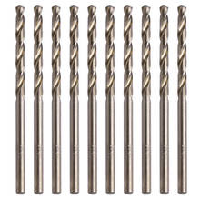 10Pcs/Set 3.2mm M35 Triangle Shank HSS-Co Cobalt Twist Drill Spiral Drill Bit New 2019 2024 - buy cheap