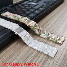 Correa de resina para Samsung Galaxy Watch 3 R840 R850, repuesto de pulsera para Galaxy Watch 3 41/45MM, correa ajustable 2024 - compra barato