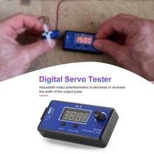 Digital esc testador servo testador para rc avião carro helicóptero jx kst futaba sg90 mg90s servo medida 2024 - compre barato