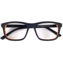 Denmark super designer acetate glasses frames matte black rectangle 2024 - buy cheap