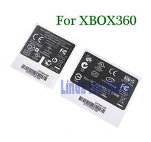 Pegatinas láser para mando de xbox 120, 360 unidades, con cable inalámbrico, parte trasera, pegatina de serie, sellos de repuesto para Xbox360 2024 - compra barato