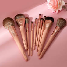 New 11Pcs Makeup Brushes Set Synthetic Hair Make Up Brush Rose Gold Foundation Powder Contour Eyeshadow Makeup Brushes 2024 - buy cheap