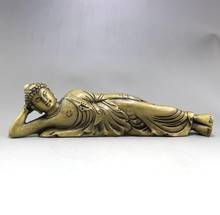Estátua de cobre coleção direta de antiguidades, antiguidades, bronze, artesanato em bronze, mobiliário para casa de buda antigo 2024 - compre barato
