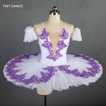 Tutu de ballet clássico pré-profissional com 7 camadas de tule rígido, para balé e bailarina bll010 2024 - compre barato