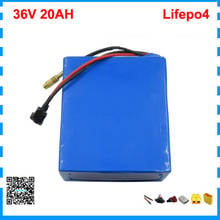 1000W 12S 36V 20AH Lifepo4 Battery Pack 500W 38.4V 36 Volt 24AH 30AH Electric Bike Ebike LFP Bateria With 43.8V Fast Charger 2024 - buy cheap