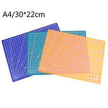 Tapetes de corte de costura A4/30x22cm, diseño de placa de doble cara, tapete de tabla de corte de grabado, herramientas hechas a mano 2024 - compra barato